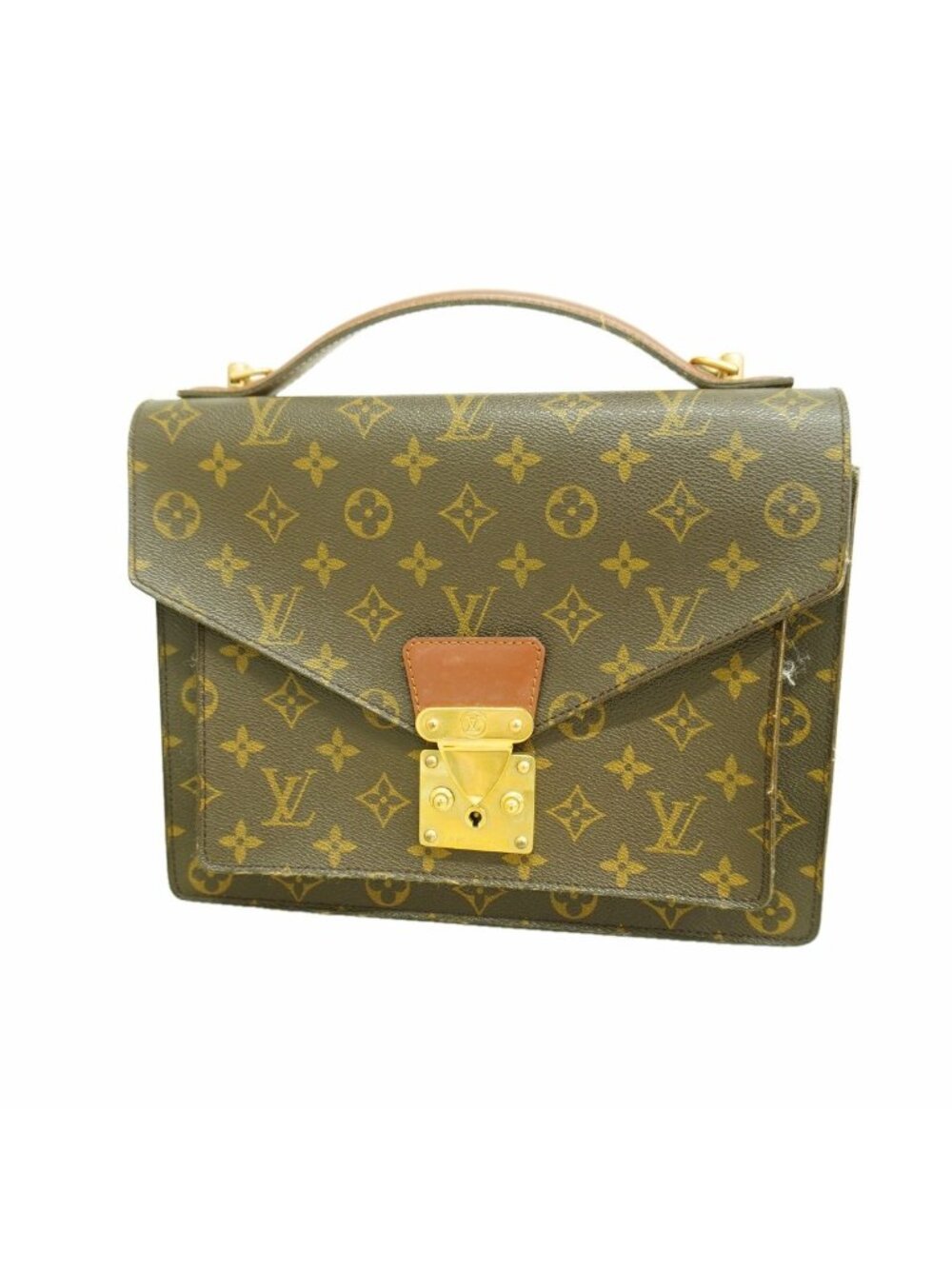 Louis Vuitton Handbag Monogram Monceau 28 Brown